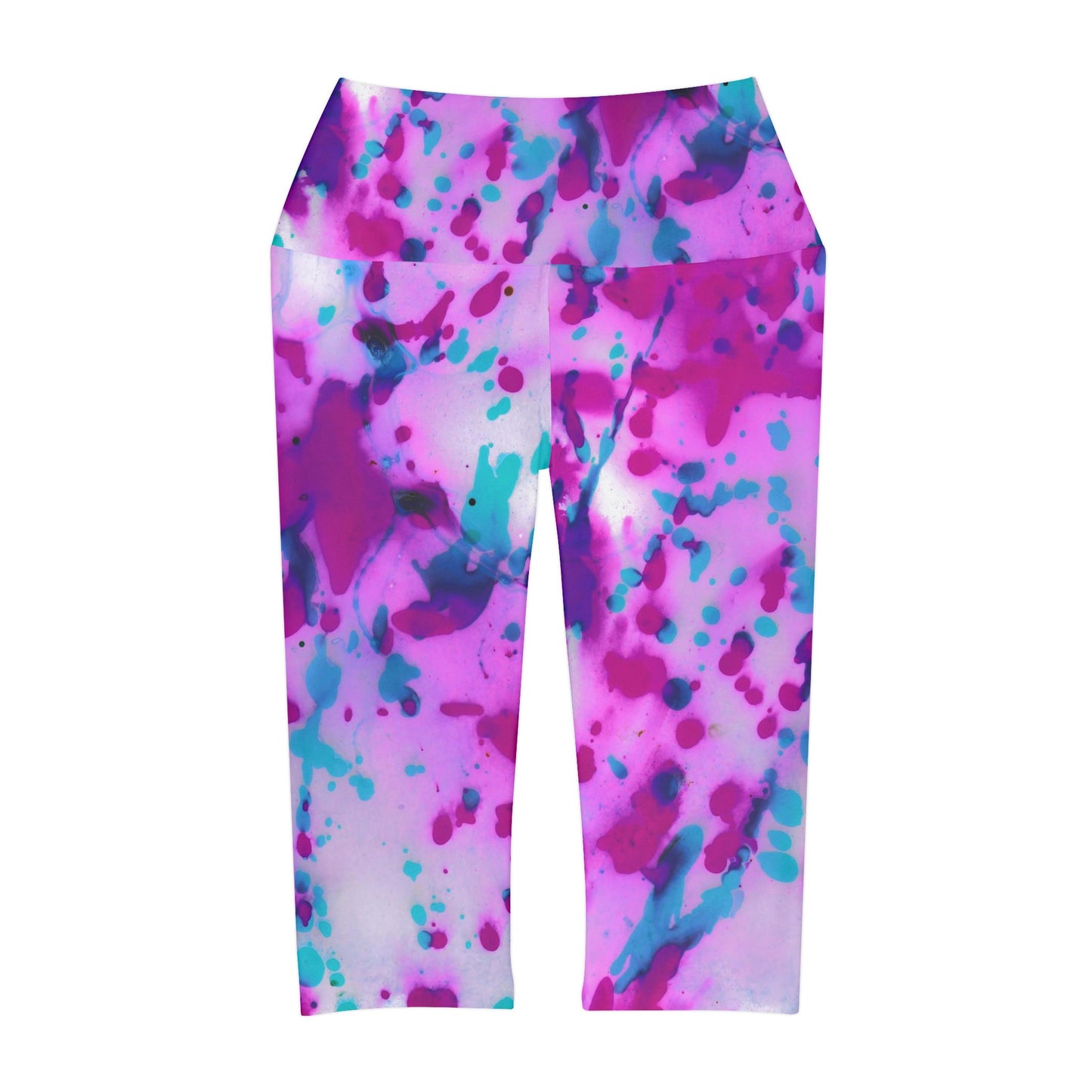 Leggings capri de yoga (AOP)
