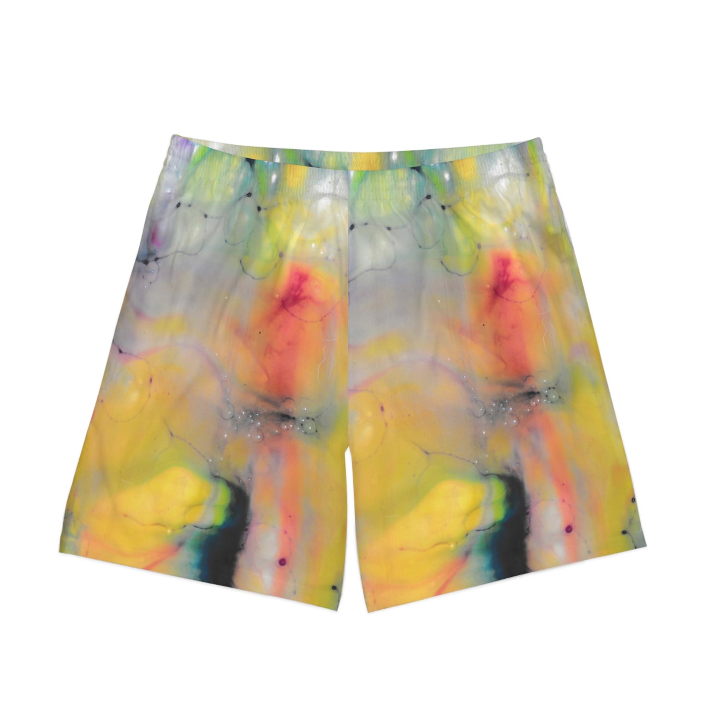 Men's Elastic Beach Shorts (AOP)