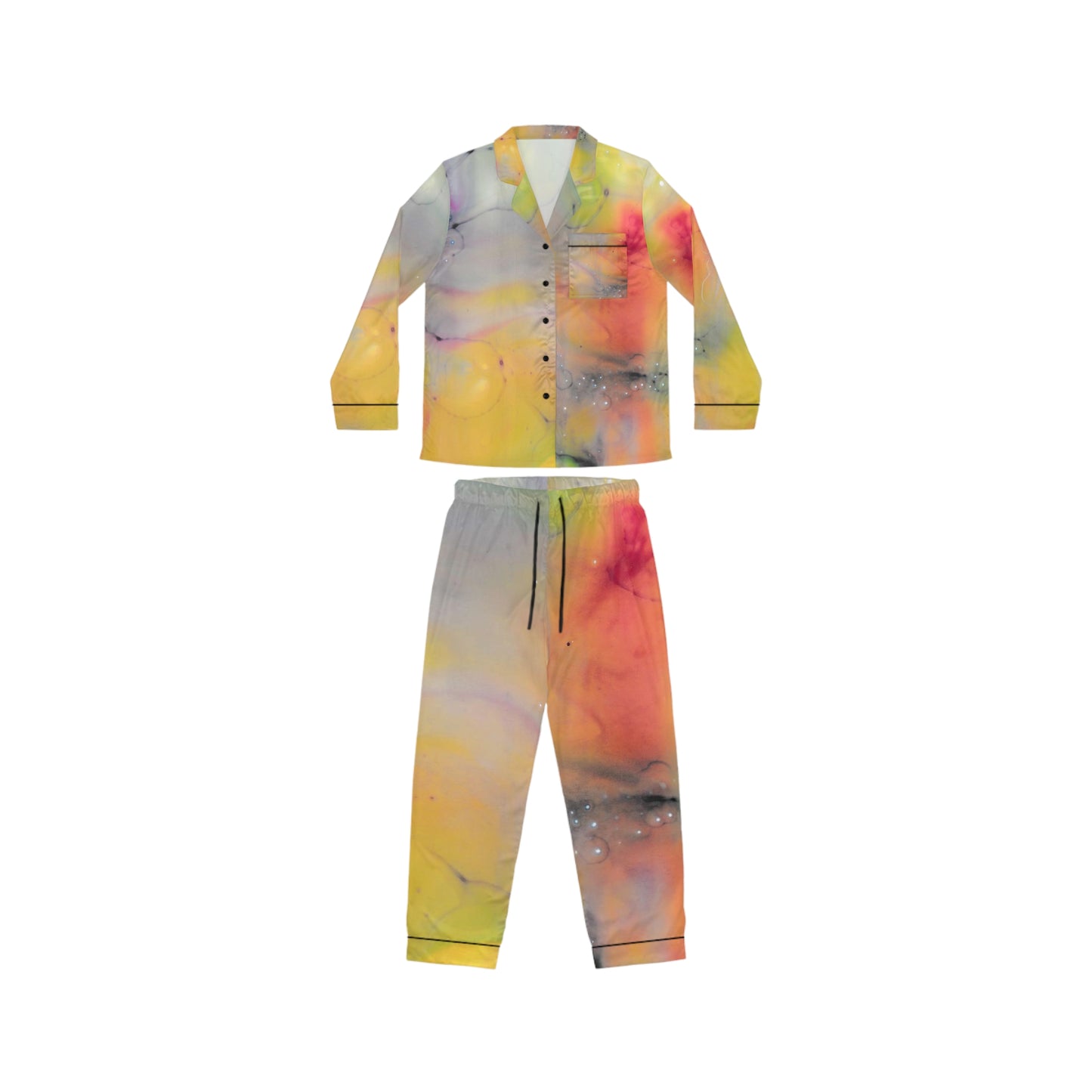 Pijamas de satén para mujer (AOP)