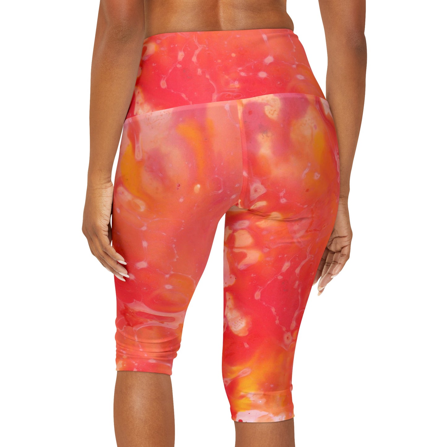 Leggings capri de yoga (AOP)