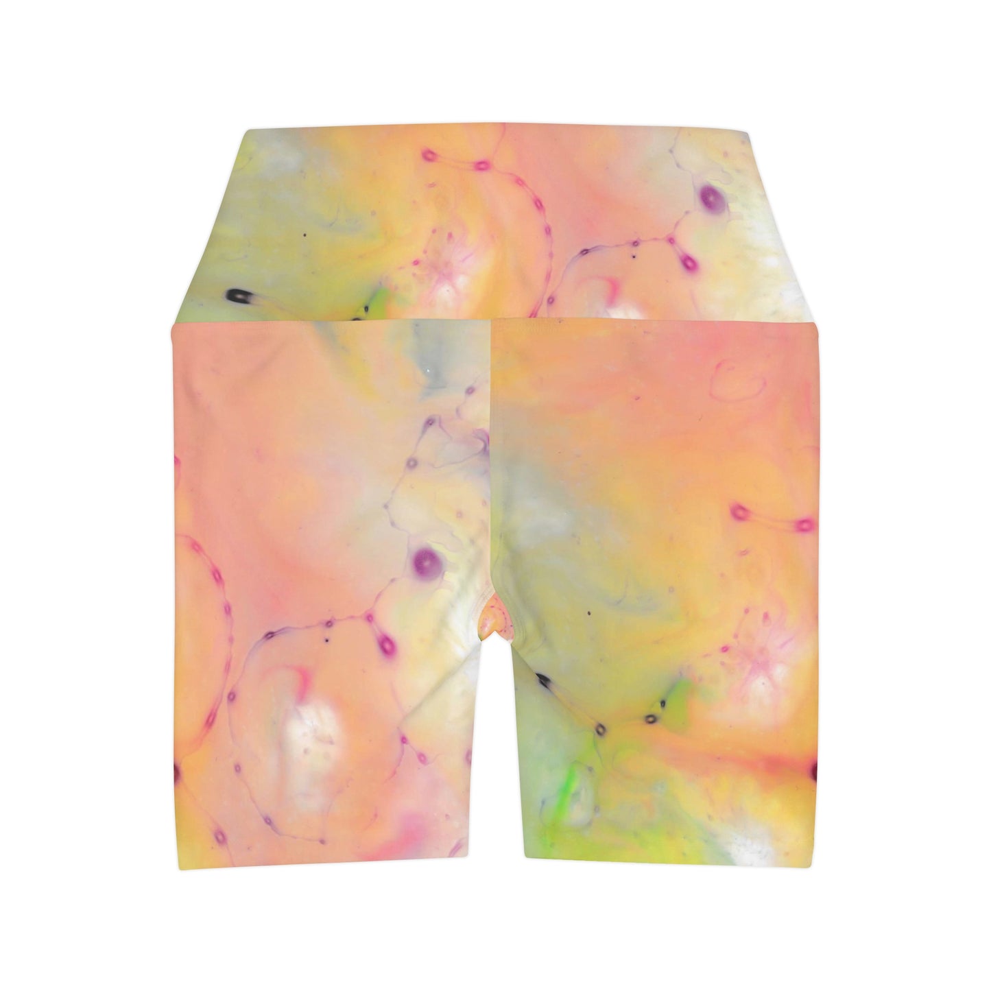 Pantalones cortos de yoga de cintura alta (AOP)