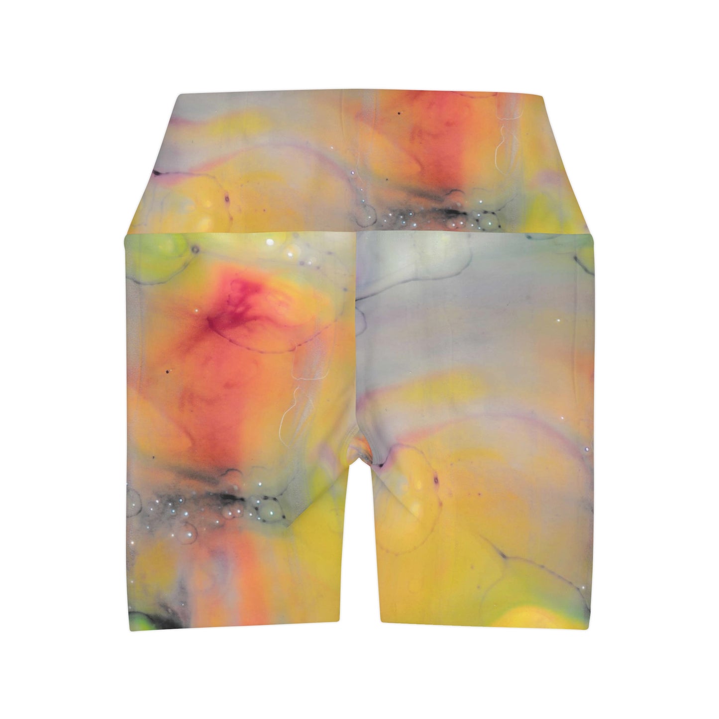 Pantalones cortos de yoga de cintura alta (AOP)