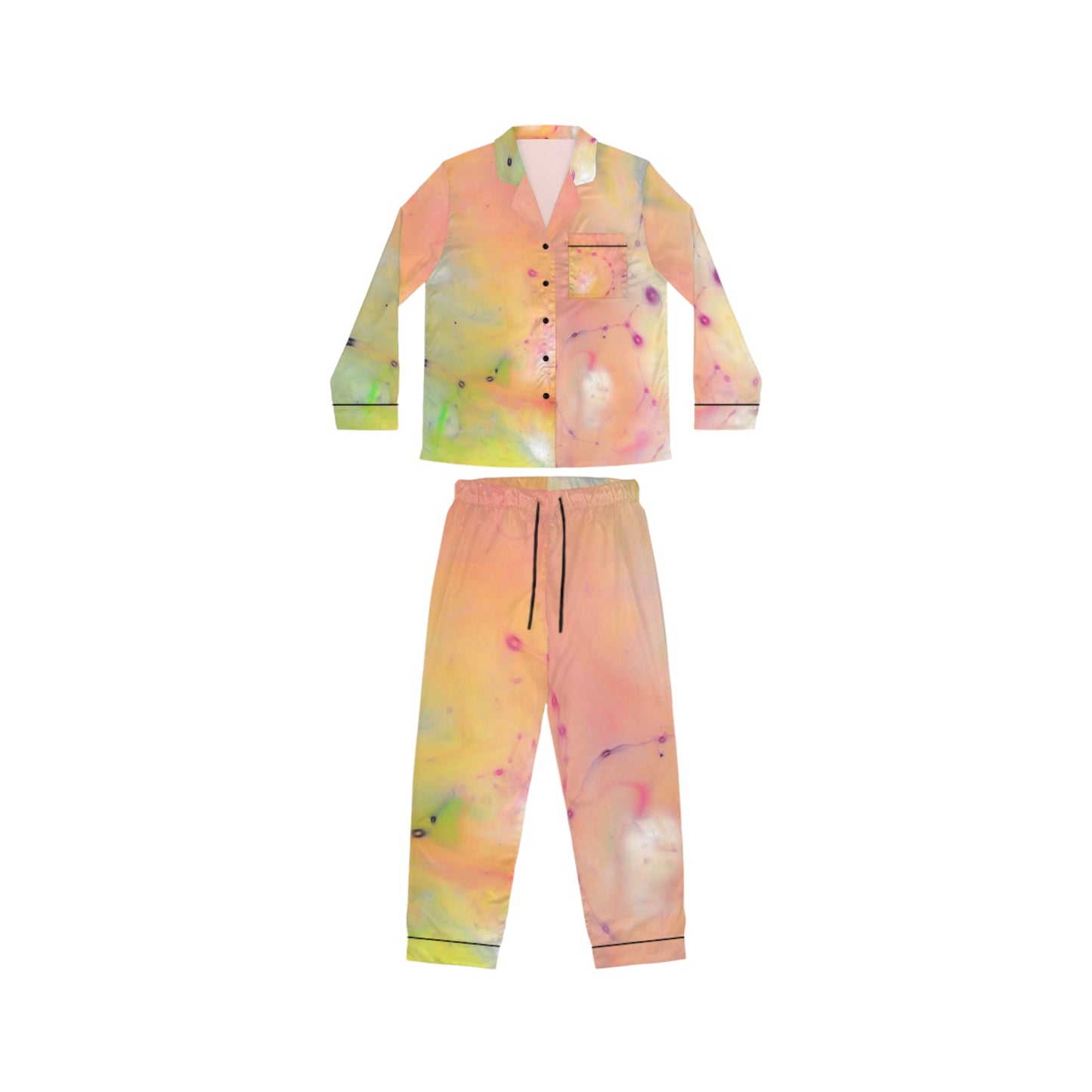 Pijama de satén para mujer (AOP)
