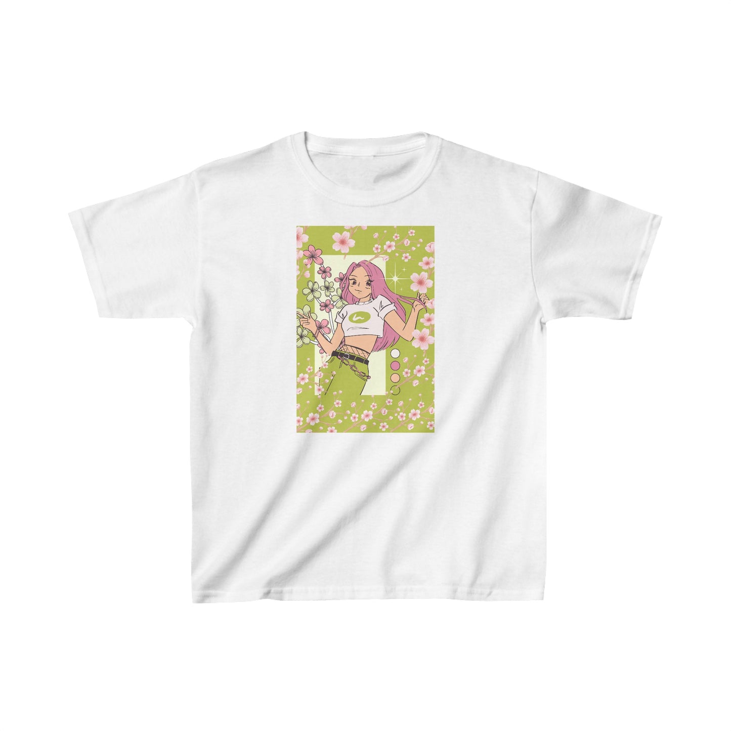 Camiseta de algodón pesado para niños