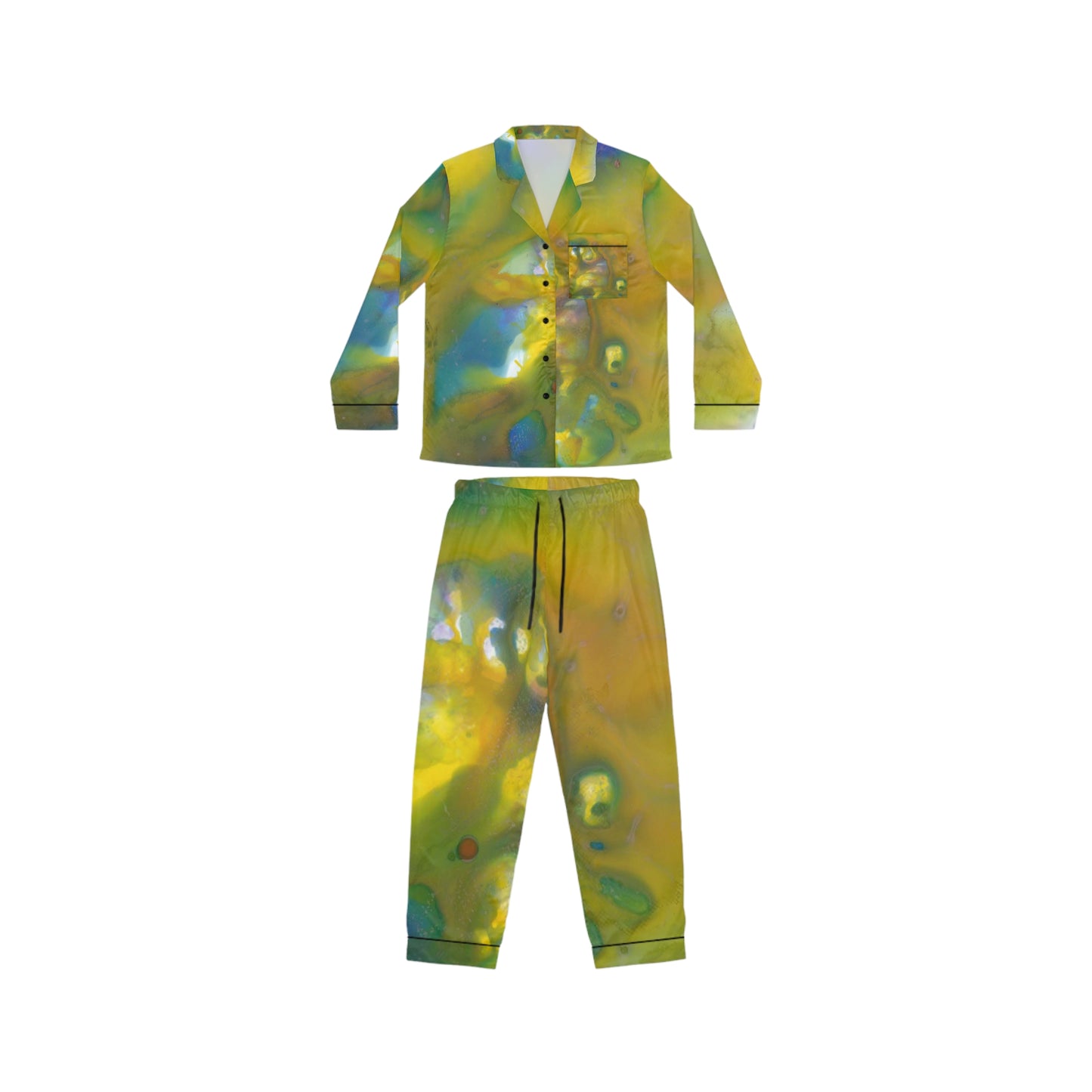 Pijamas de satén para mujer (AOP)
