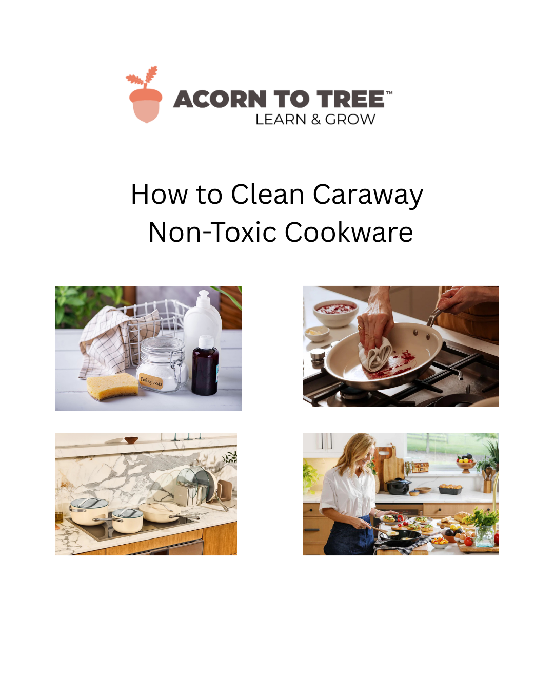 How to Clean Caraway Non-Toxic Cookware
