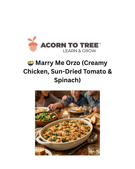 🍲 Marry Me Orzo (Creamy Chicken, Sun-Dried Tomato & Spinach)