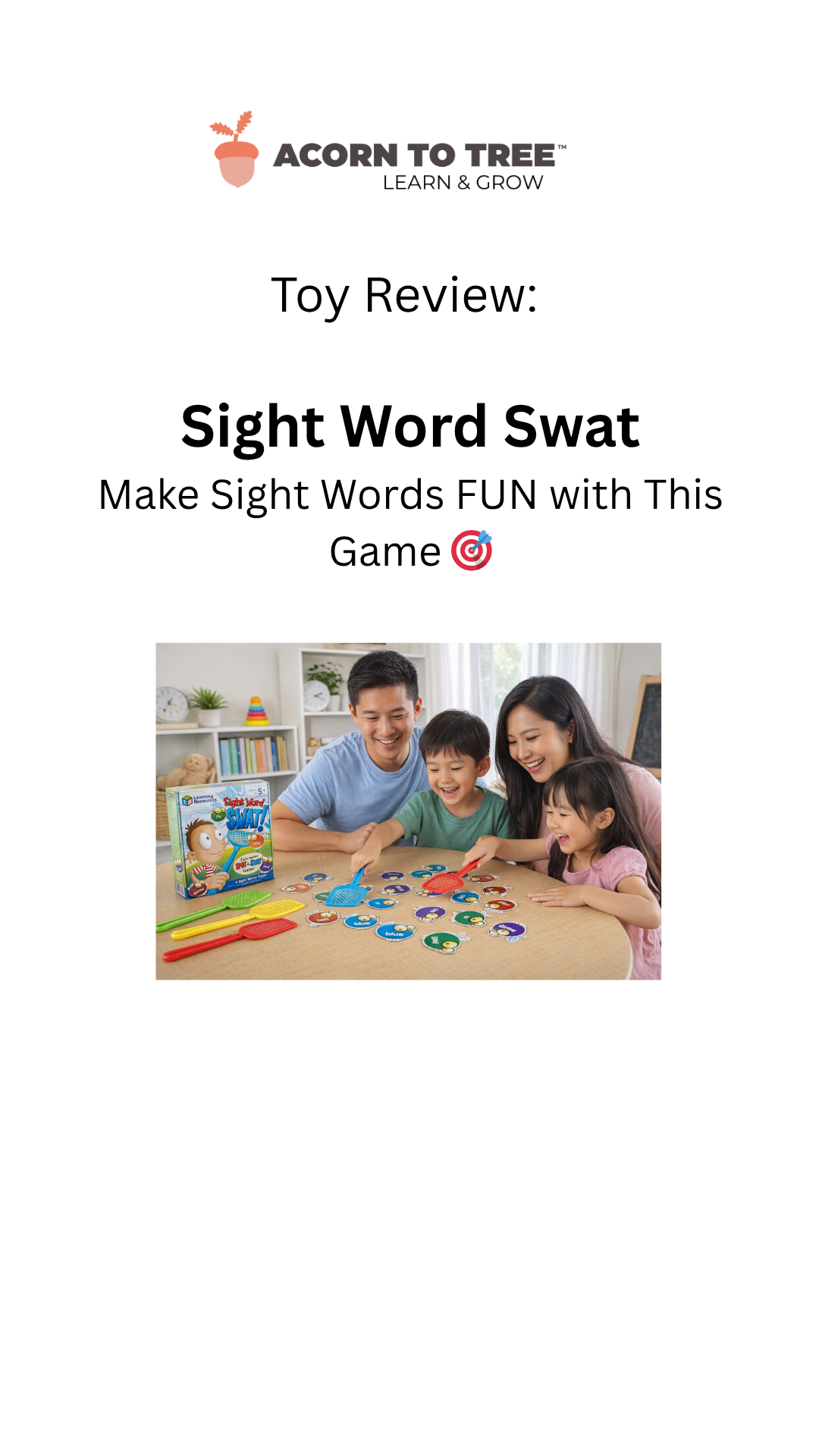 Product Review: Sight Word Swat!