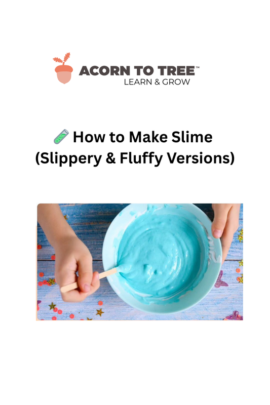 How to Make Slime at Home (Fluffy & Classic Stretchy Slime Recipe for Kids)