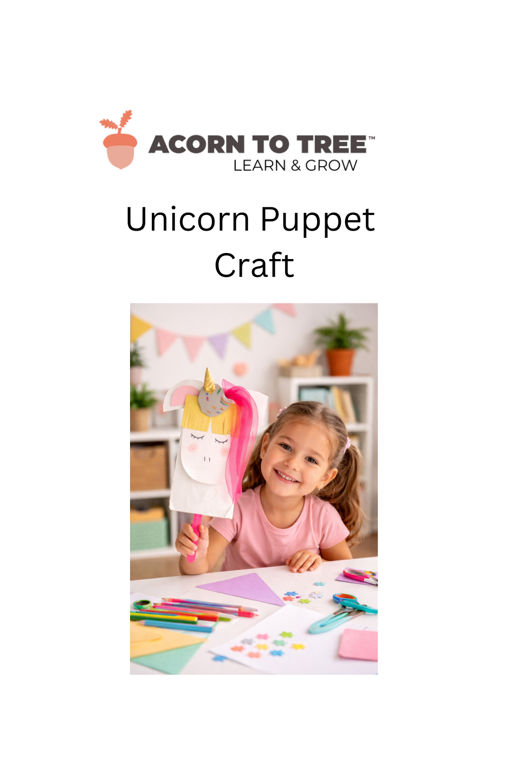Unicorn Puppet Craft