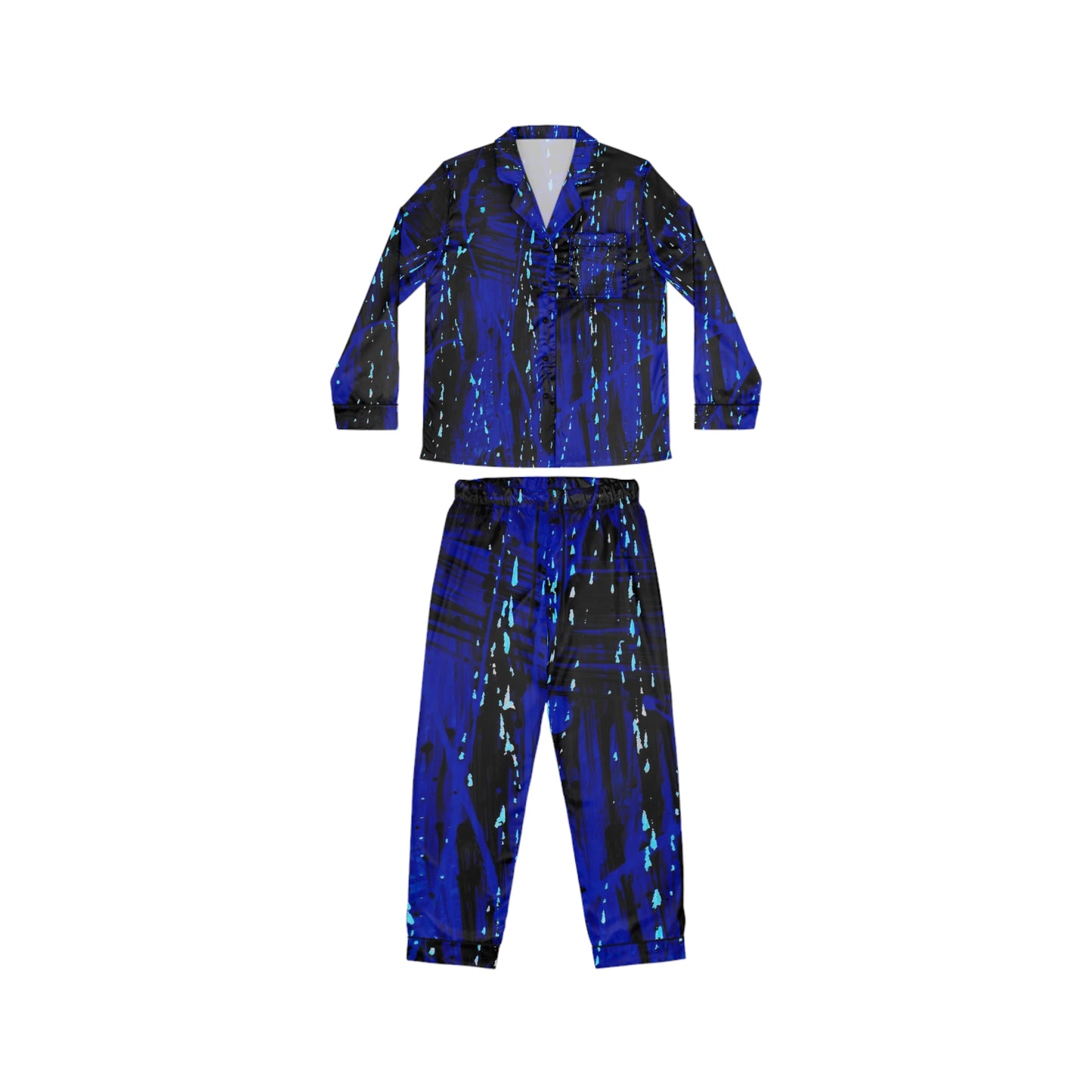 Women's Satin Pajamas (AOP)