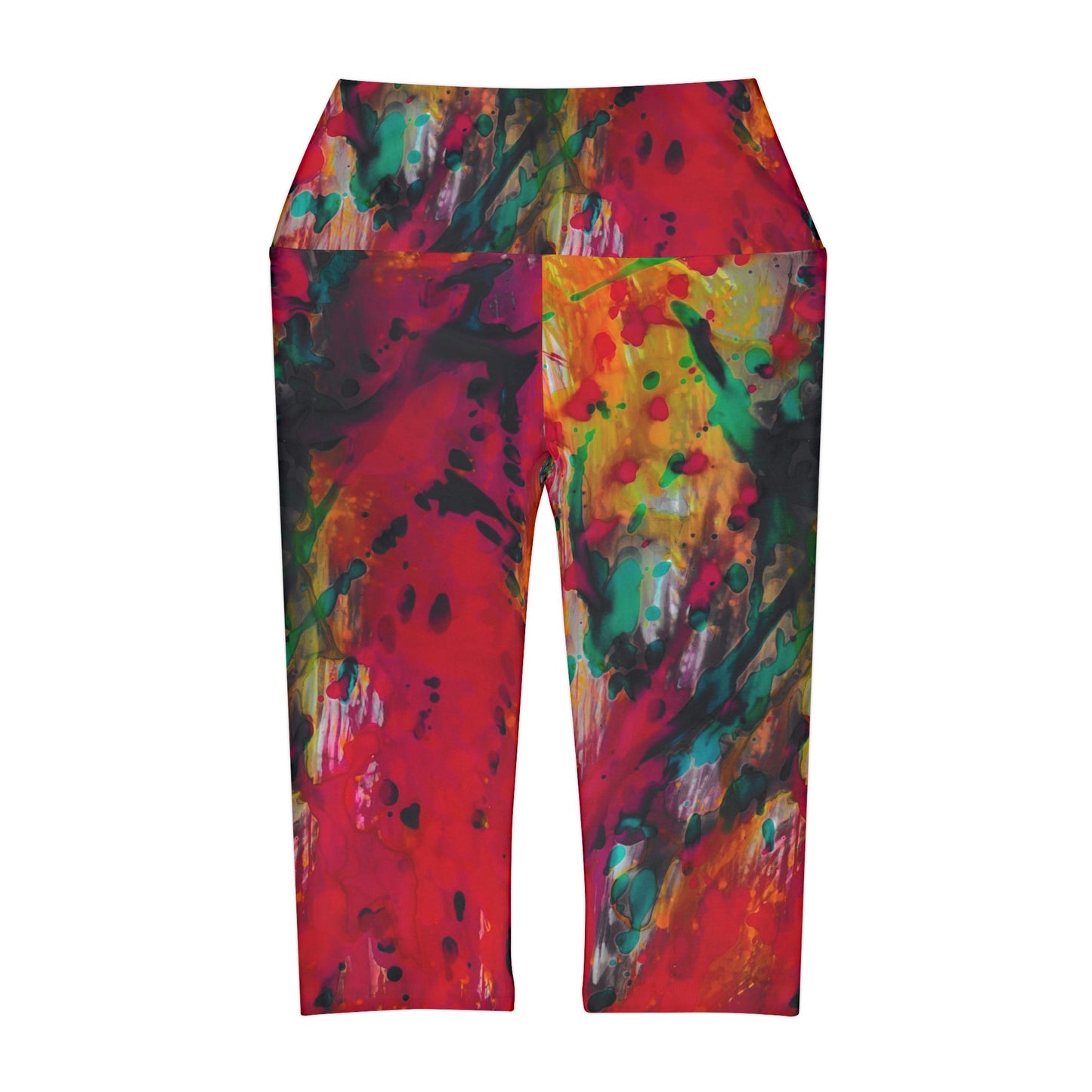 Leggings capri de yoga (AOP)