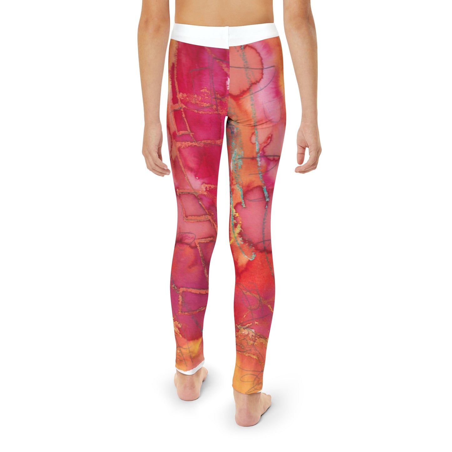 Youth Full-Length Leggings (AOP)