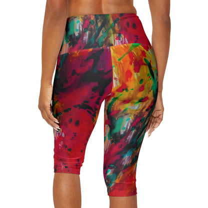 Yoga Capri Leggings (AOP)