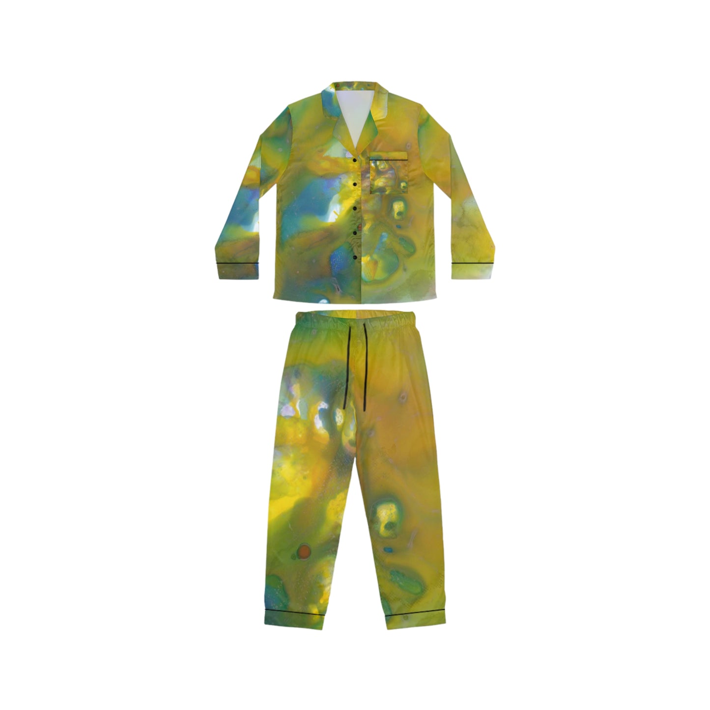 Women's Satin Pajamas (AOP)