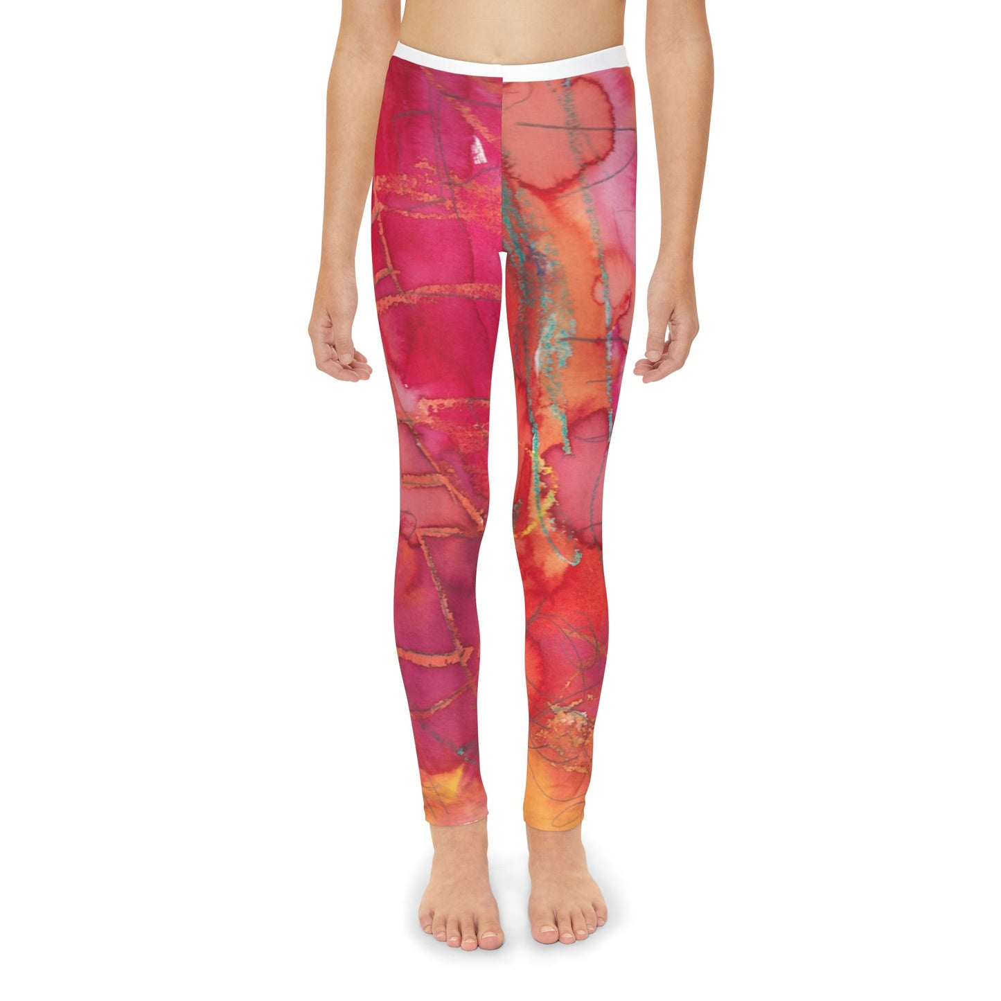 Youth Full-Length Leggings (AOP)